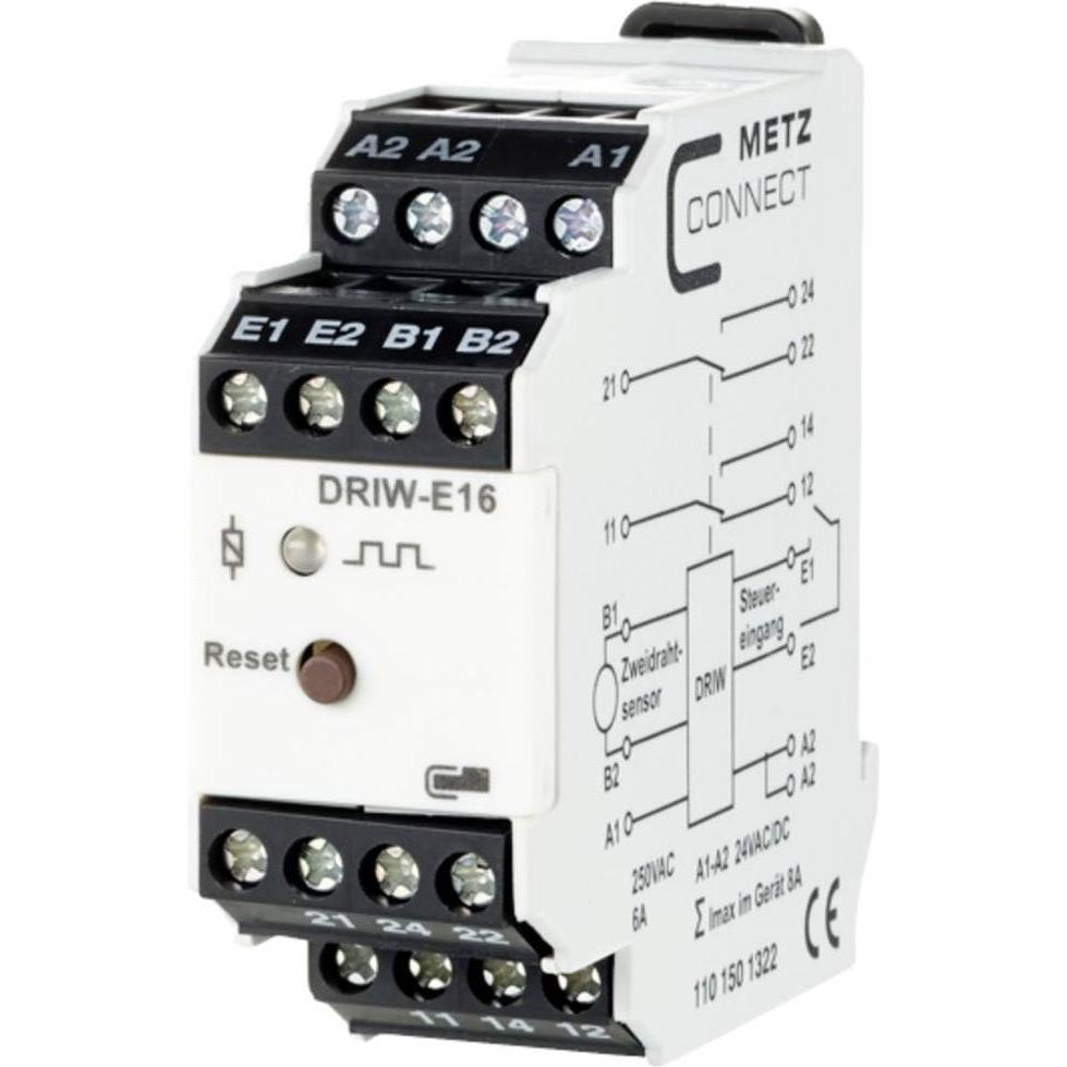 Metz Connect Überwachungsrelais 24, 24 V/AC, V/DC (max) 2 Wechsler 1101501322 1, Relais