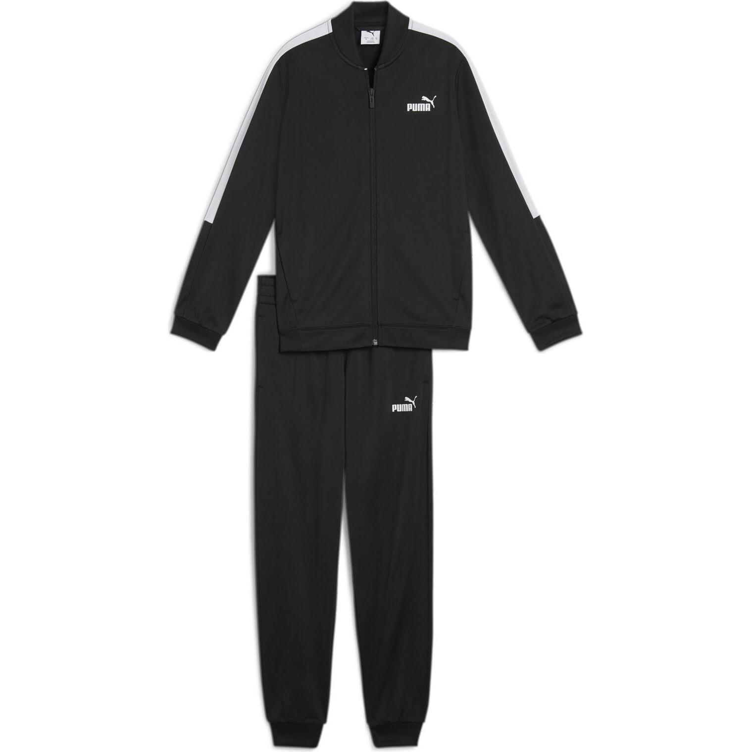 Puma, Mädchen, Laufjacke, Poly Baseball Suit G (176), Schwarz, 176