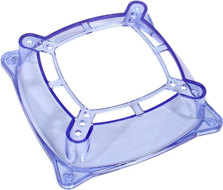 Image du produit InLine Adaptateur de ventilateur 120mm vers 70/80/92mm transparent/bleu