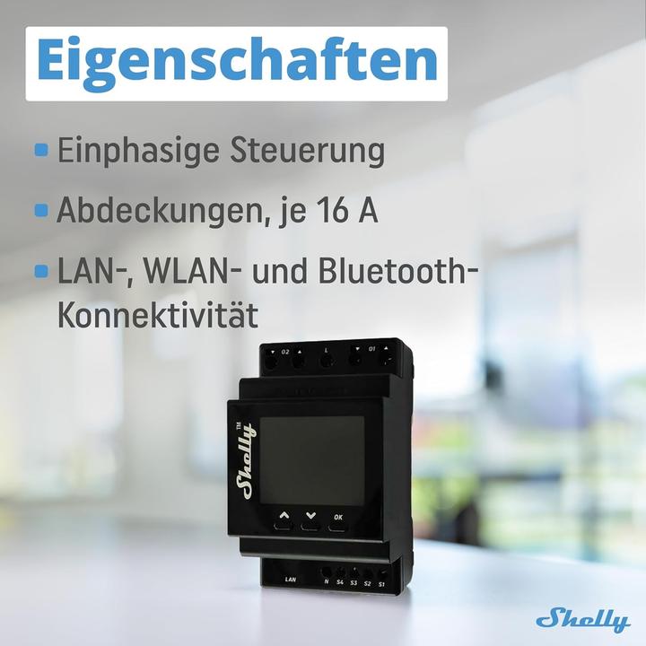 Productafbeelding Shelly Pro Dual Cover PM (Schakelaandrijving)