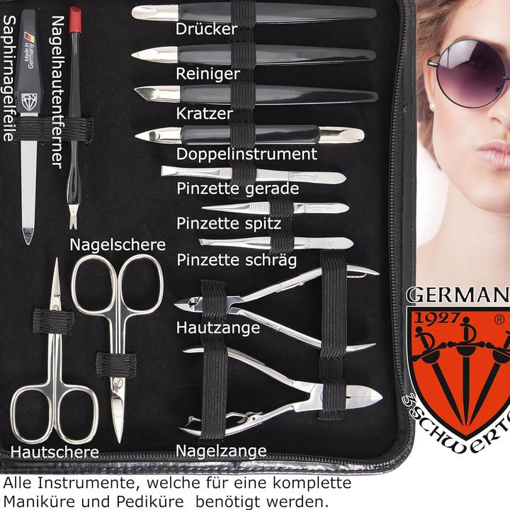 Image du produit Kellermann Set de clous 23 pcs. similicuir, noir