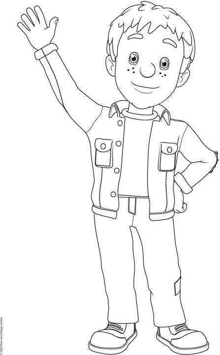 Actual product image Fireman Sam: My cool colouring book