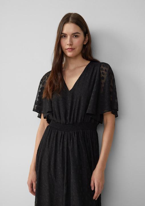 Immagine prodotto S.Oliver Kleid Festliches Maxikleid aus Struktur-Chiffon mit gesmokter Taille (34)