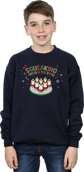 Produktbild Star Wars The Last Jedi Porgs Squeaking Through The Snow Sweatshirt Jungen (140, 146)