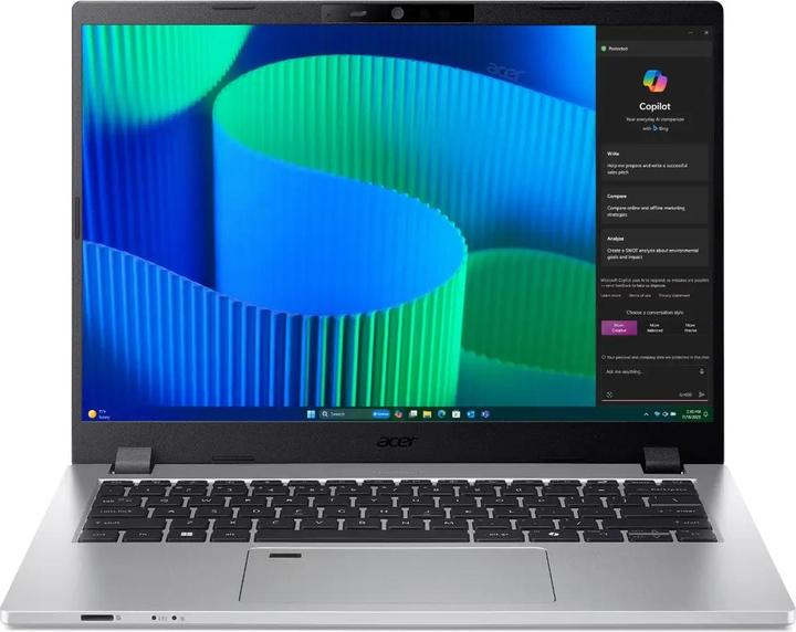 Produktbild Acer TravelMate P2 (14", Intel Core 5 120U, 16 GB, 512 GB, DE)