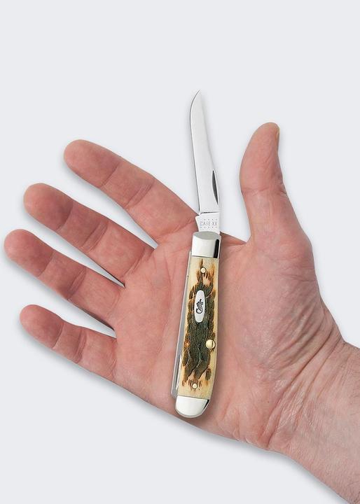 Image du produit Case Mini Trapper SS Amber Bone Messer