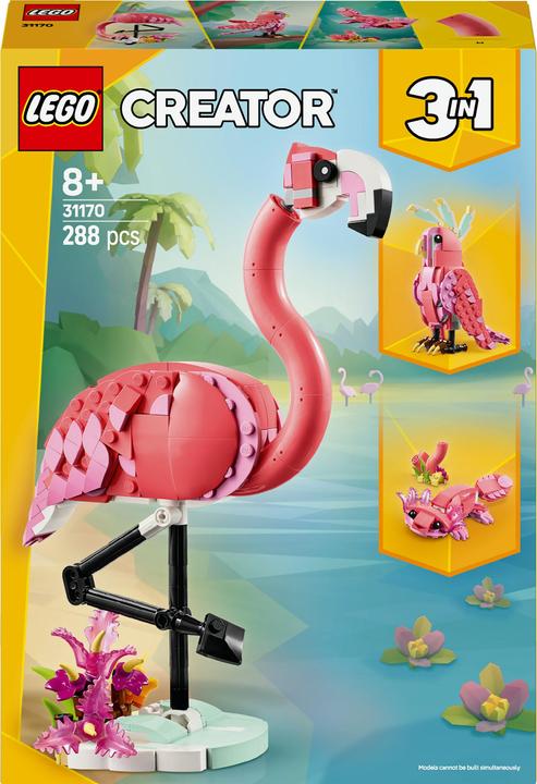 Produktbild LEGO Wilde Tiere: Rosa Flamingo (31170, LEGO Creator Expert)