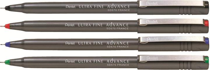 Actual product image Pentel Fiber pen Ultra Fine Advance (Green, 1x)