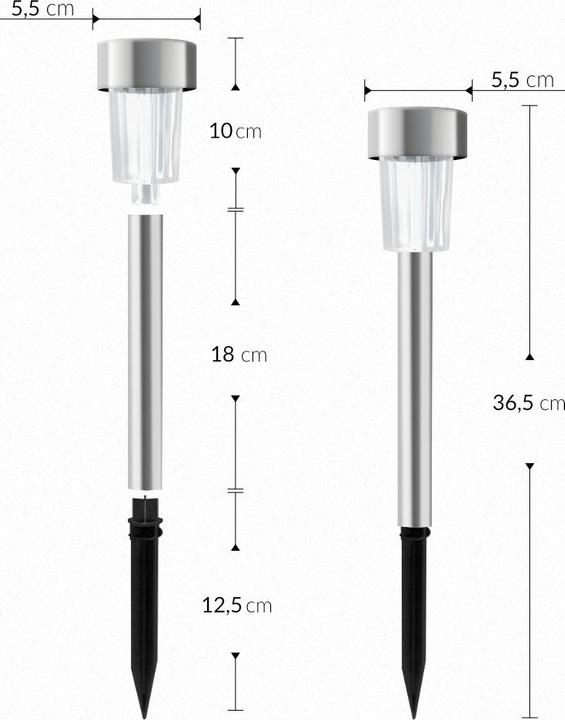 Produktbild Deuba 16x Solar Wegeleuchte Bunt (IP44)
