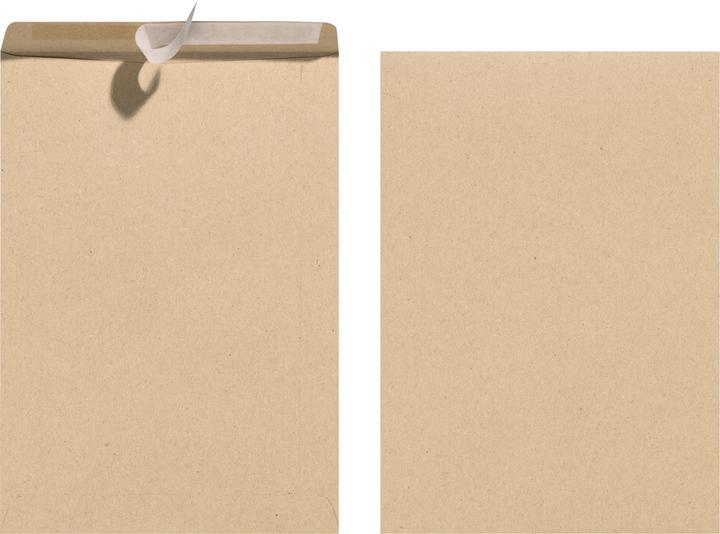 Herlitz Versandtasche, DIN C5, ohne Fenster, braun (10 x)