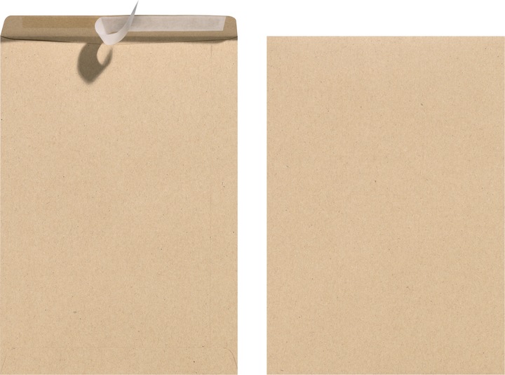 Produktbild Herlitz Versandtasche, DIN C5, ohne Fenster, braun (10 x)