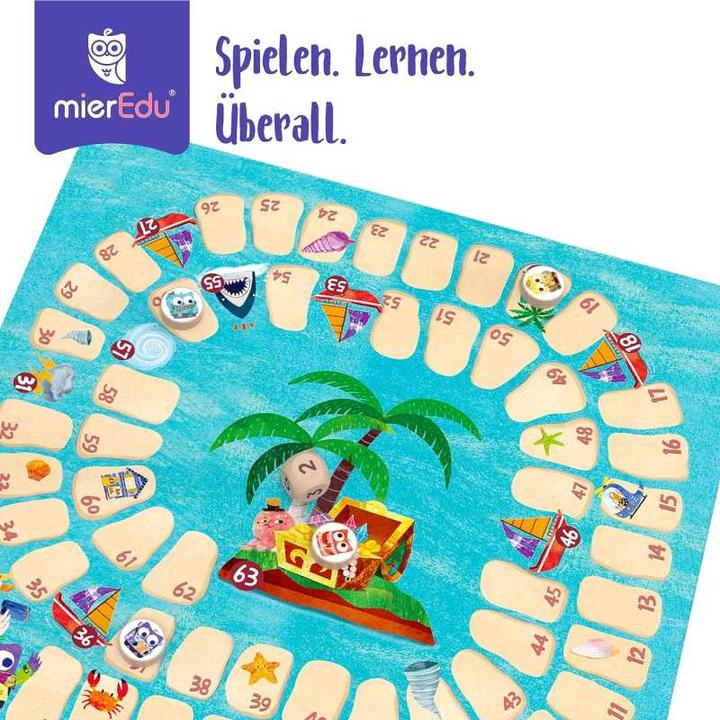 Image du produit mierEdu Jeu de voyage - Jeu de l'oie (Allemand, Français, Anglais, Italien)