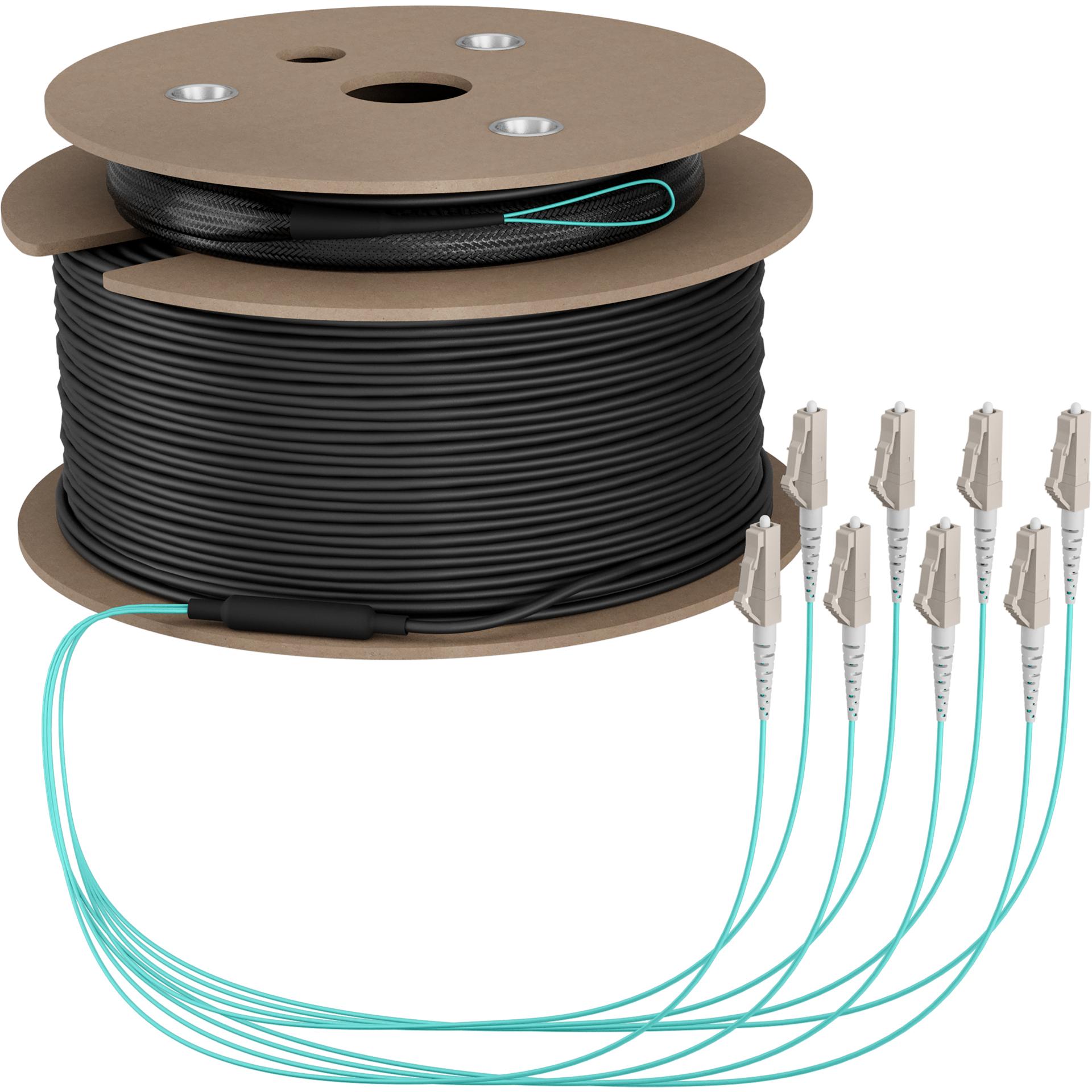 Thumbnail - EFB Elektronik Trunkkabel U-DQ ZN BH OM3 8G 1x8 LC-LC 60m Dca LSZH (60 m), Netzwerkkabel