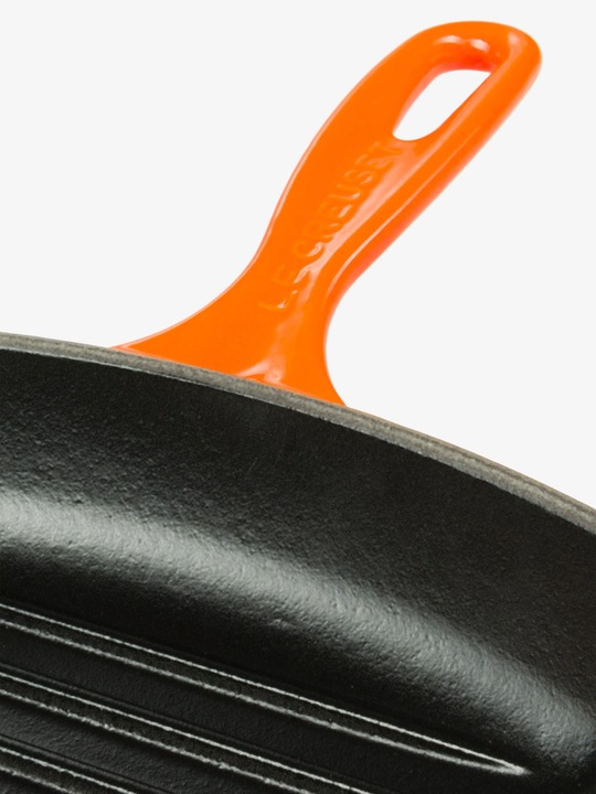 Image du produit Le Creuset Signature (26 cm, Poêle à grillades, Fonte)