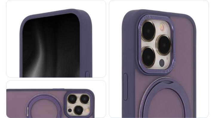 Produktbild Tecto Shield Secure Spinning Mag Case for iPhone 15 Pro Max 6,7" purple (Apple iPhone 15 Pro Max)