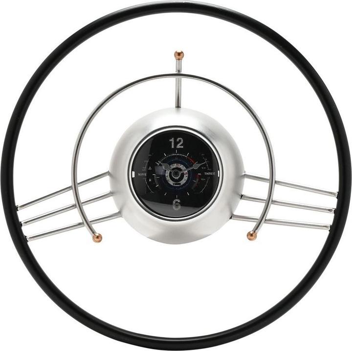 Actual product image Hometime Steering Wheel Wall Clock
