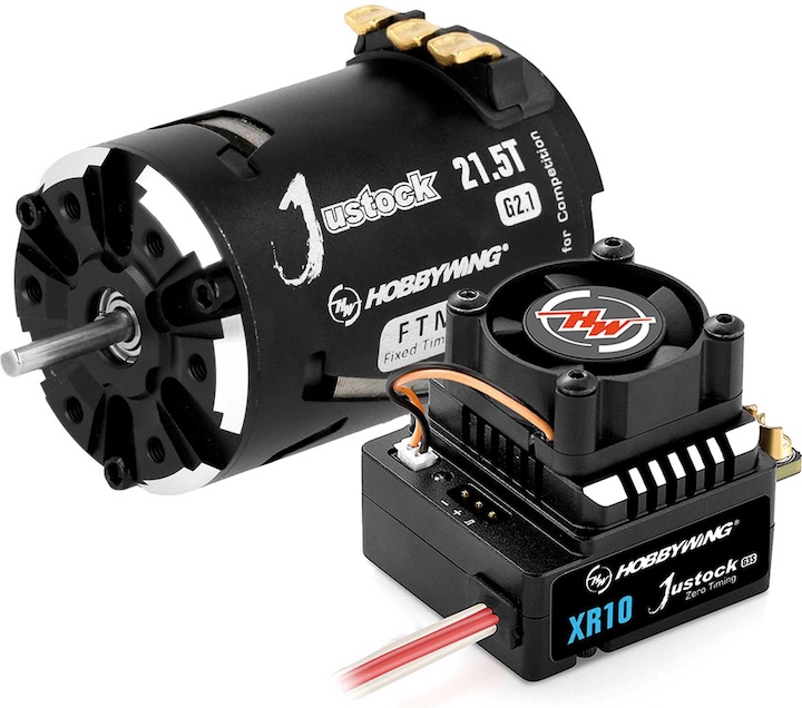 Hobbywing Xerun Justock Combo G3S mit 21.5 Turn 2050kV für 1:10 Crawler, F1