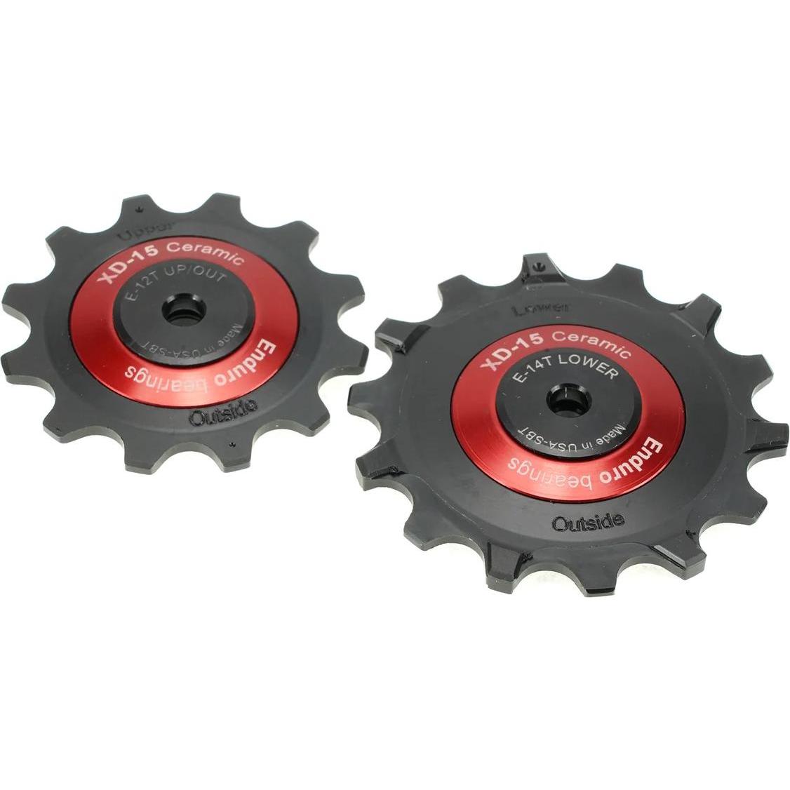 Enduro, Kugellager, Bearings XD-15 Vanilla Schalträdchen, SRAM Eagle AXS 12-fach, red (BKCJ-0505)