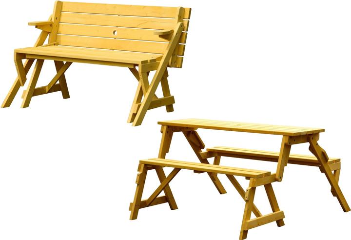 Dobar 2 in 1 Picnic Table and Bench