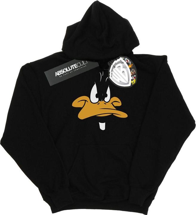 Produktbild Looney Tunes Daffy Duck Big Face Kapuzenpullover (L)