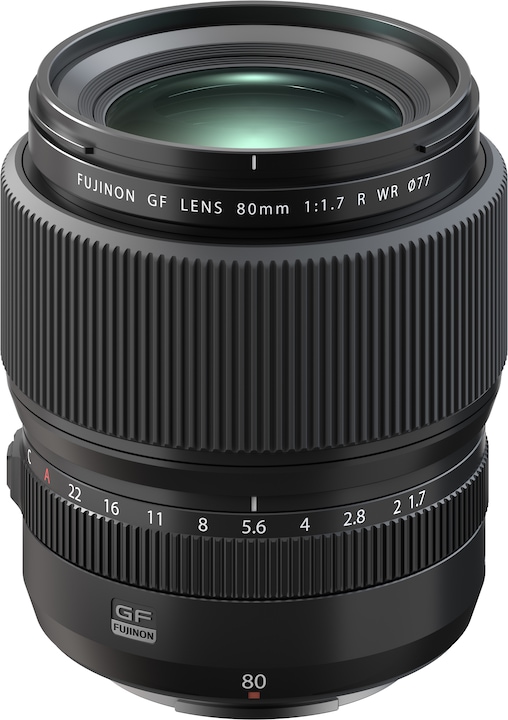 Fujifilm FUJINON GF 80mm f/1.7 R WR (Fujifilm Fujinon GF, Format moyen)