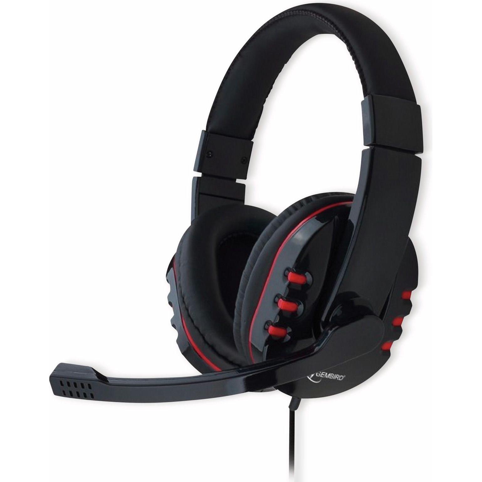 Gembird GHS-402 (Kabelgebunden), Gaming Headset, Schwarz