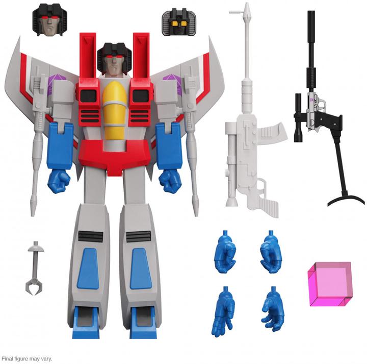 Actual product image Super7 Transformers figurine Ultimates Starscream G1 18 cm