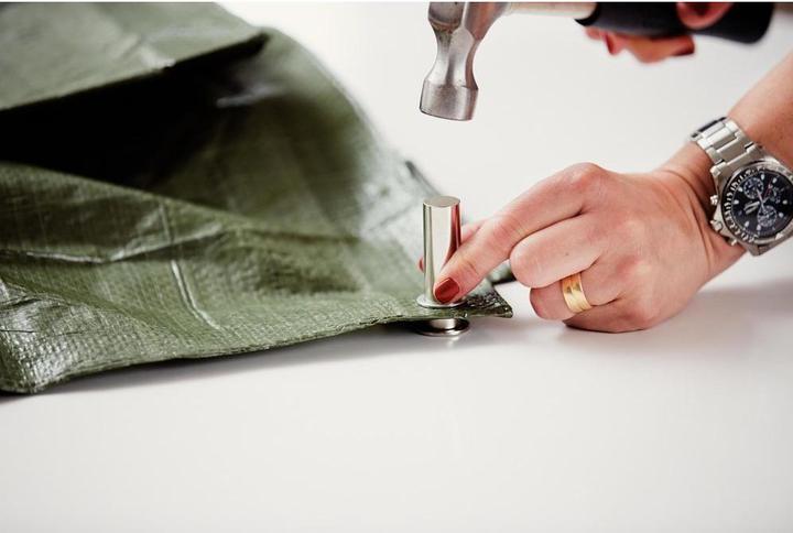 Produktbild Rapid Ösen mit Ring 10x21mm 25 Stück + Einschlagwerkzeug