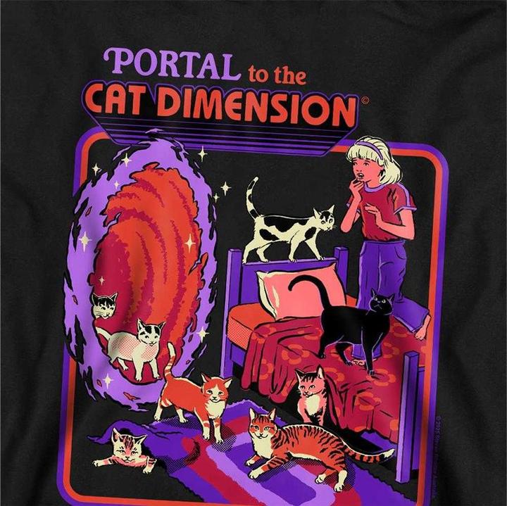 Produktbild Steven Rhodes Cat Dimension Kapuzenpullover (128)