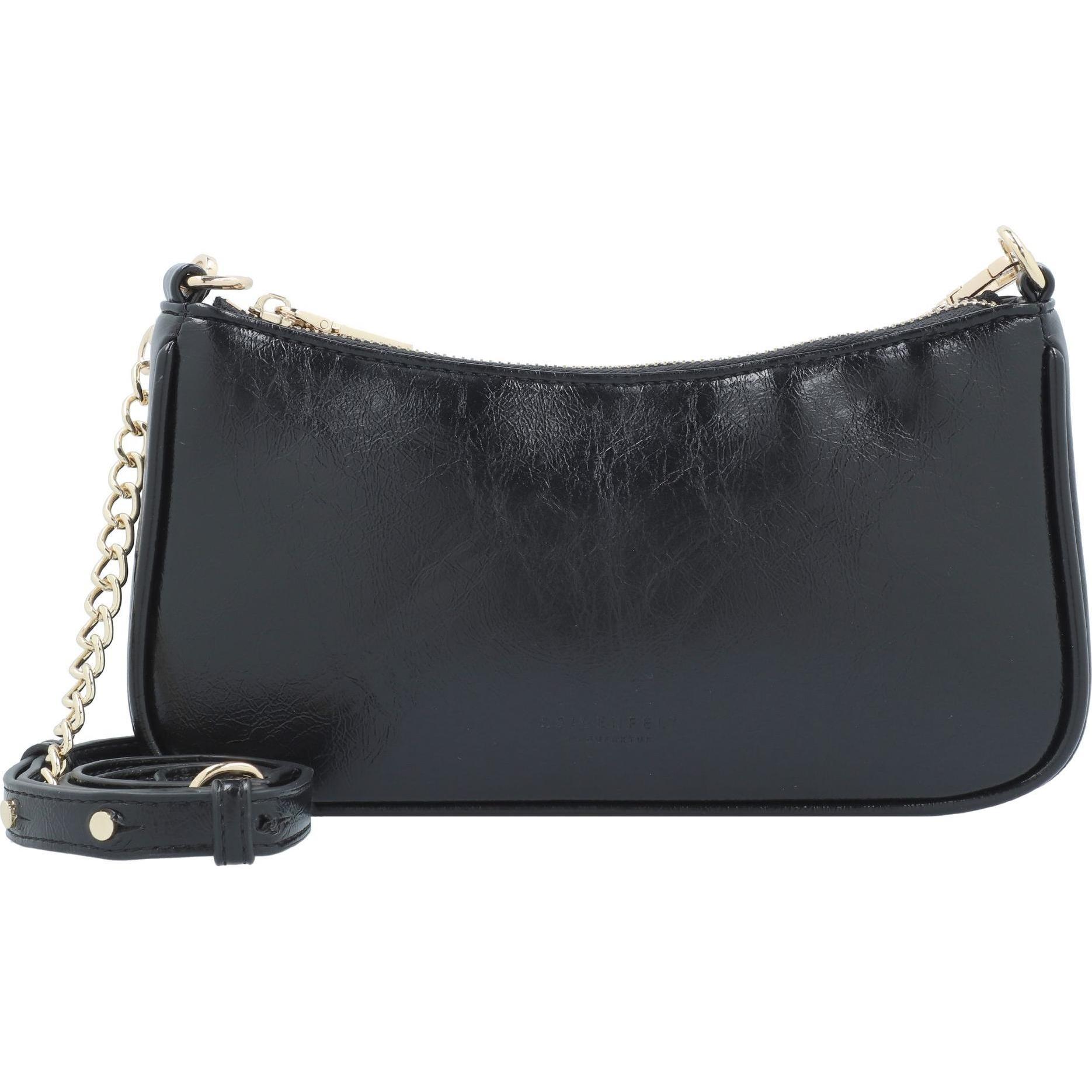 Seidenfelt, Handtasche, Skals Schultertasche 26 cm, Schwarz