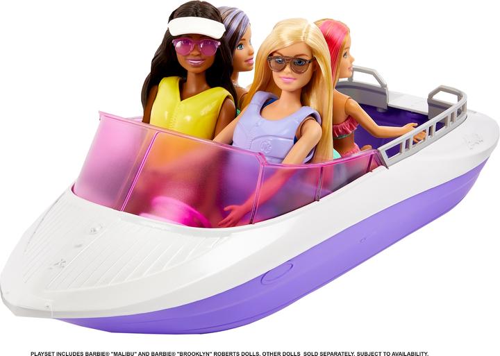 Productafbeelding Barbie "Zeemeerminnen Power" speelset met poppen en boot, speelgoed voor kinderen vanaf 3 jaar