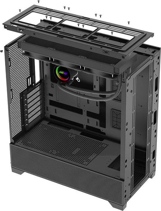 Produktbild Xilence Flux X916.ARGB (schwarz, Tempered Glass) (ATX, mATX, Mini-ITX)