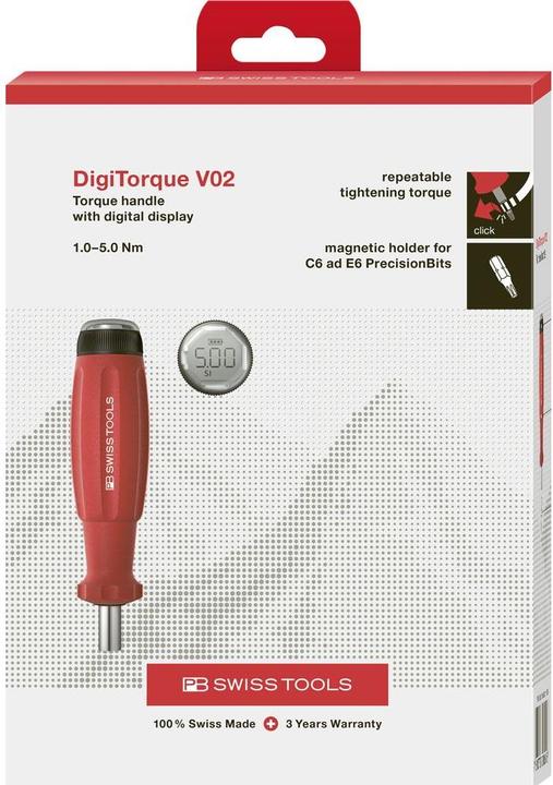 Produktbild PB Swiss Tools PB 9320 M (1/4", 1 Nm, 5 Nm)