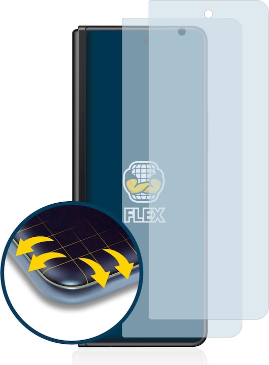 Actual product image BROTECT Full-Cover Protector (2 Piece, Samsung Galaxy Z Fold3)