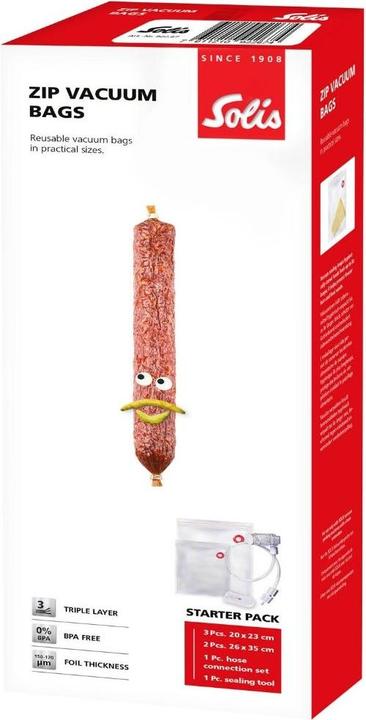 Actual product image Solis Zip vacuum bag starter set (5x)