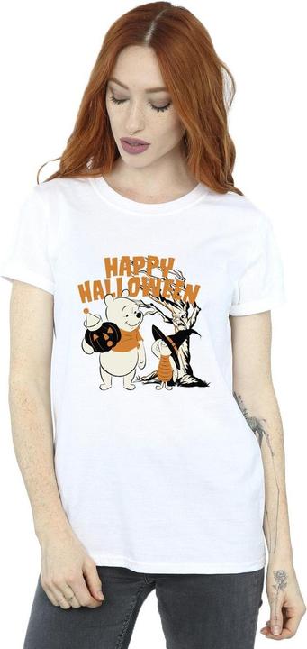 Immagine prodotto Disney Winnie The Pooh And Piglet Happy Halloween Maglietta Ampia Donna (L)