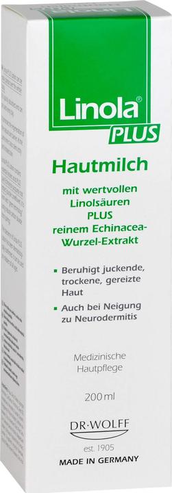 Dr. Wolff Linola plus Hautmilch Milch, 200 ml Lotion (Körpermilch, 200 ml)