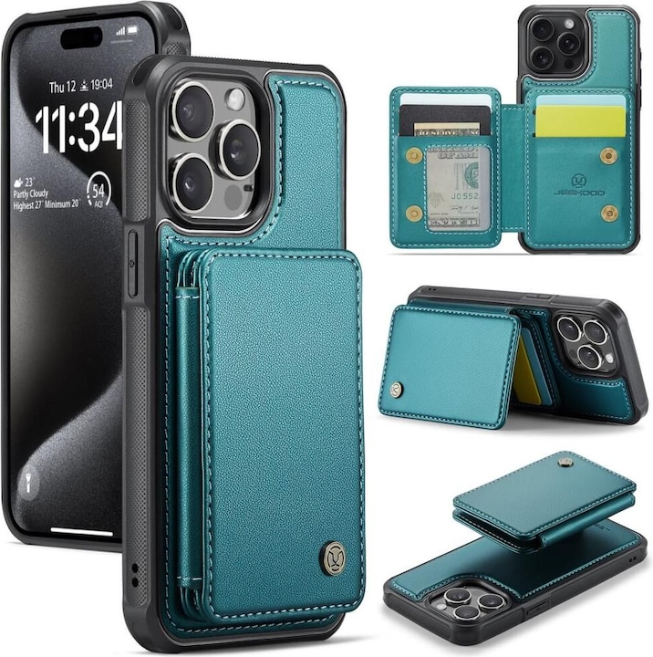 Produktbild Cover-Discount iPhone 16 Pro Max - 2-in-1 Backcover mit Kreditkarten-Etui (Apple iPhone 16 Pro Max)