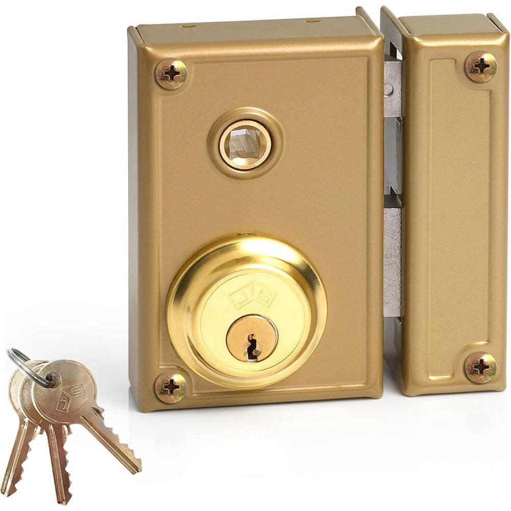 Jis, Serratura + Cilindro di chiusura, Fermata (Cilindro profilato, Serratura a mortasa)