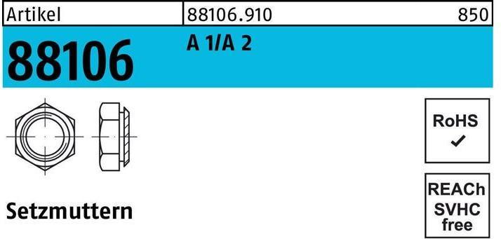 Produktbild Setzmutter R 88106 M 3 / 0,9 A 1/A 2 (M3)