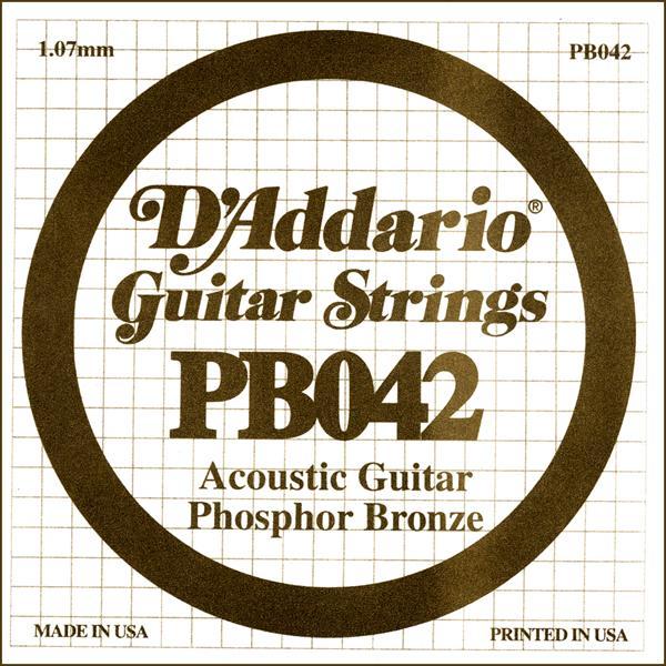 Produktbild D'Addario Pb042 (1x, Gitarre, 0.04")