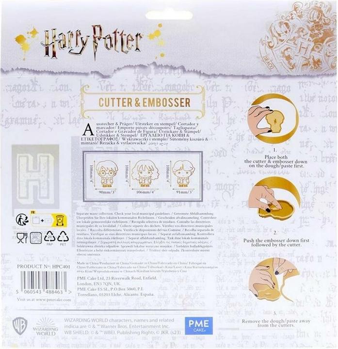 Produktbild PME Keksausstecher und Marker für Harry Potter-Figuren
