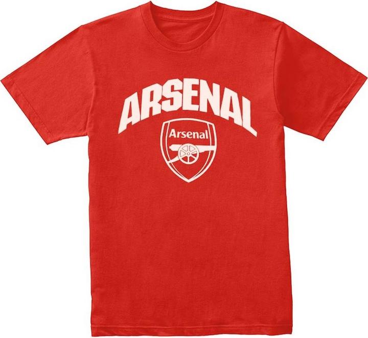 Produktbild Arsenal FC Adult Wordmark Crest TShirt (S)