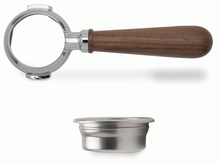 Produktbild Lelit Wood Siebträger 58mm Bodenlos