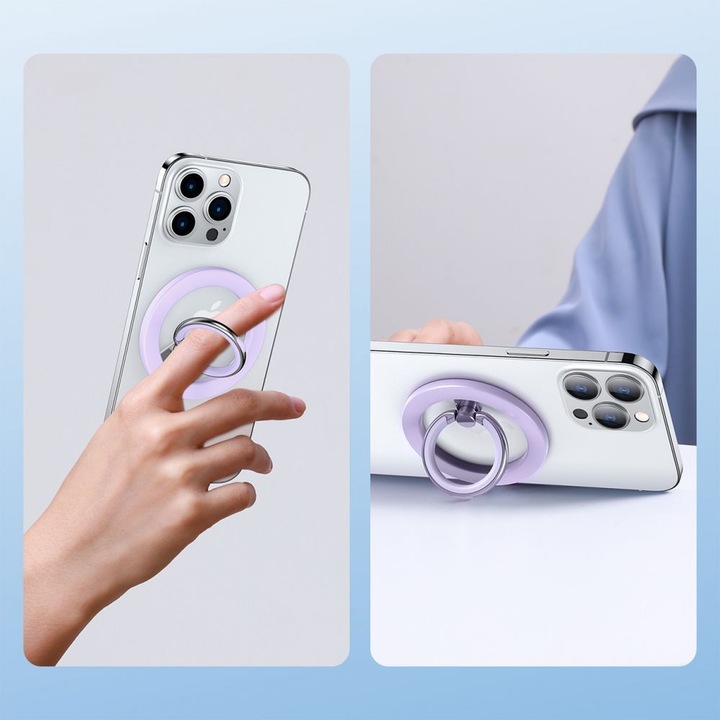 Actual product image Joyroom Magnetic Phone Ring Grip JR-Mag-M2 (purple)