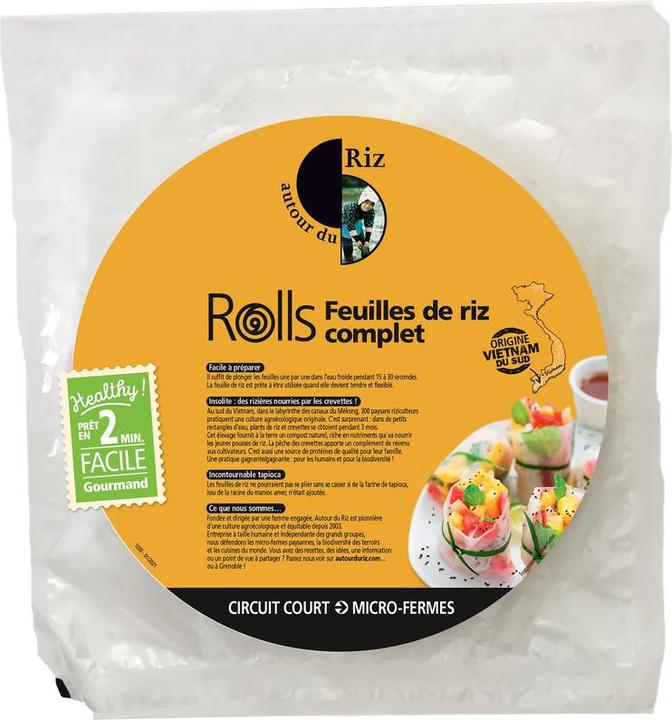 Image du produit Autour du Riz Feuilles de riz complet Ø 28cm