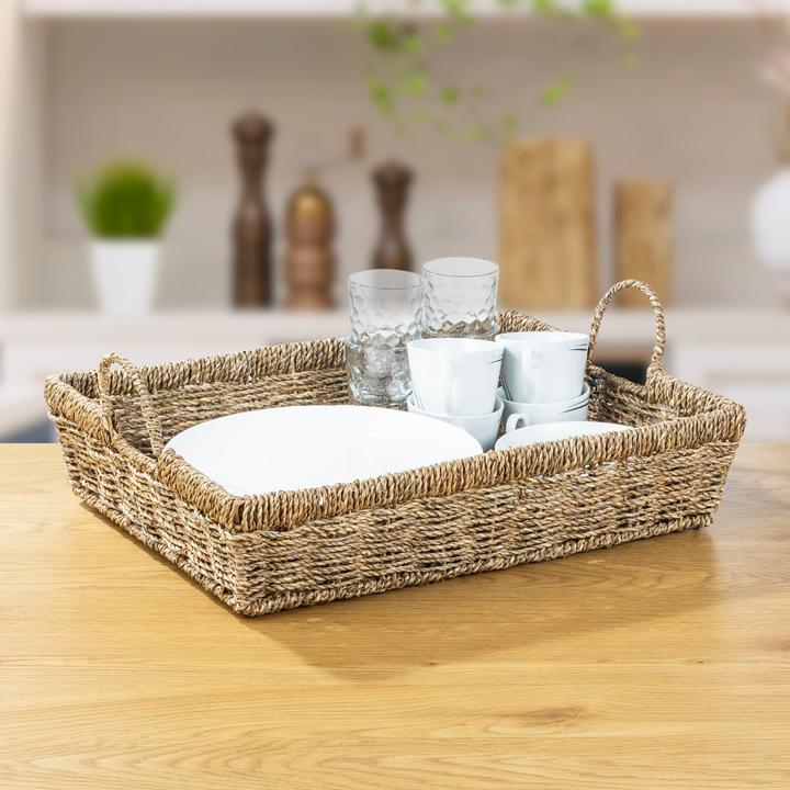 Produktbild Rewe Tablett, Griffe, Seegras