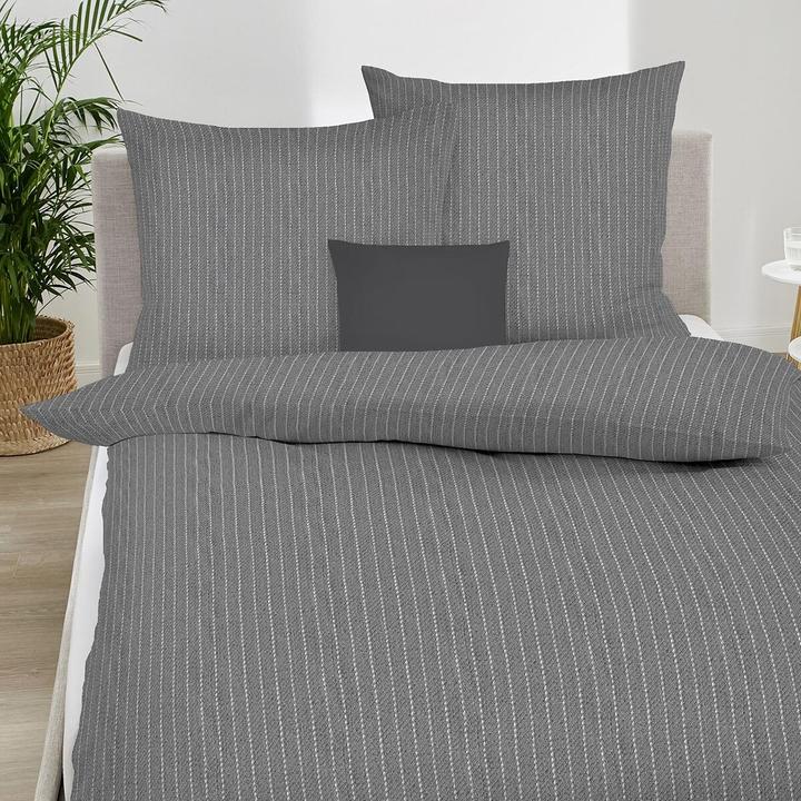 Produktbild Kaeppel Melange Biber Bettwäsche Mood (Bettwäsche Set, 135x200 cm + 80x80 cm)