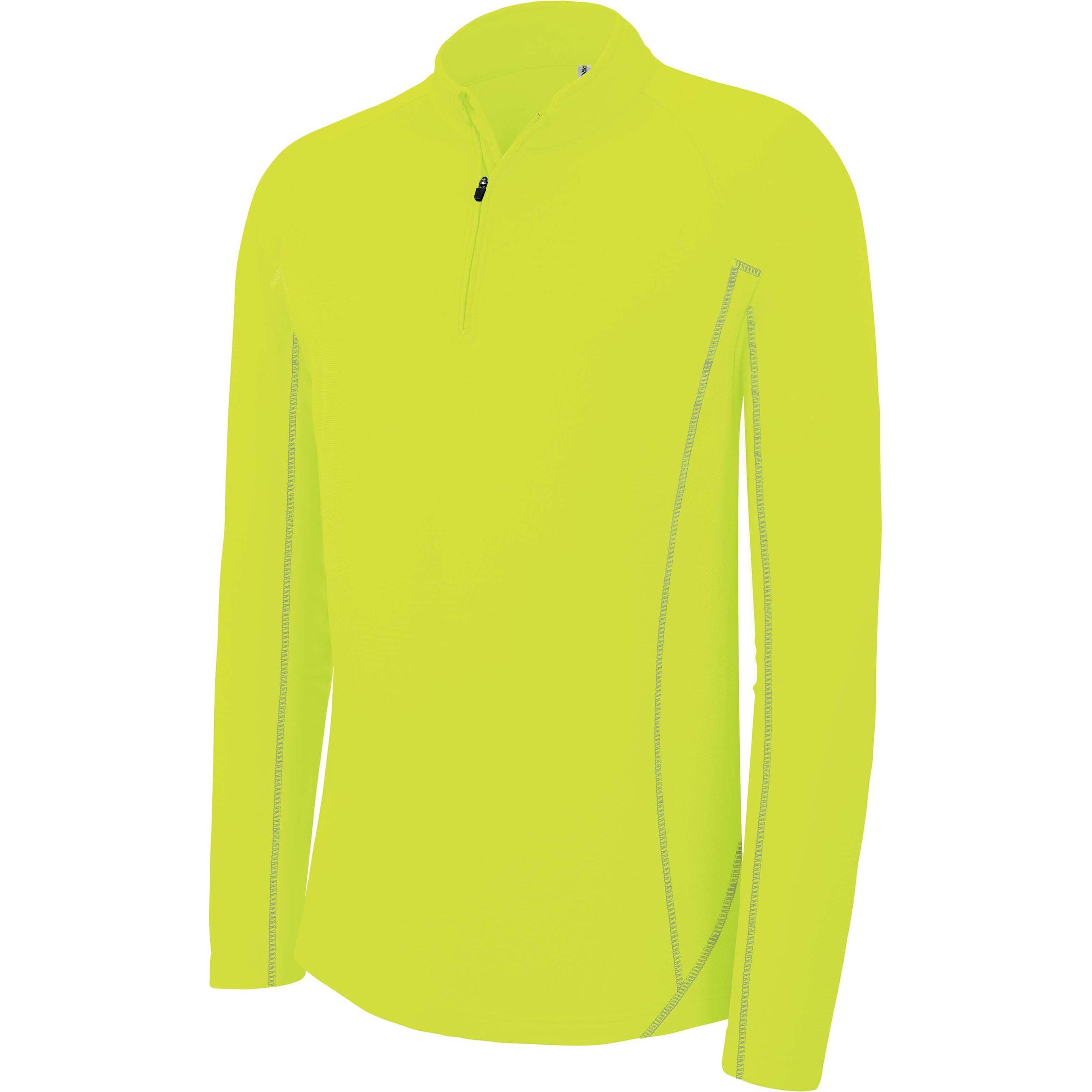 Thumbnail - Proact, Herren, Sportshirt, Running 1/4 Zip (3XL), Gelb, 3XL