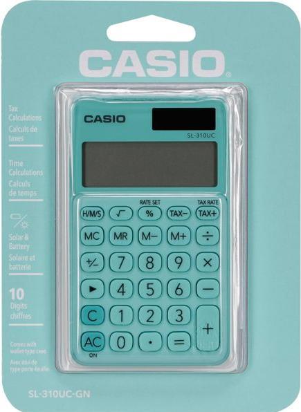 Actual product image Casio SL-310UC-GN-S (Solar cells)